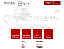 Tablet Screenshot of counseldoc.com